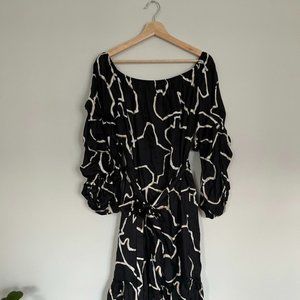 Geometric print a-line dress Who What Wear x Target XXL